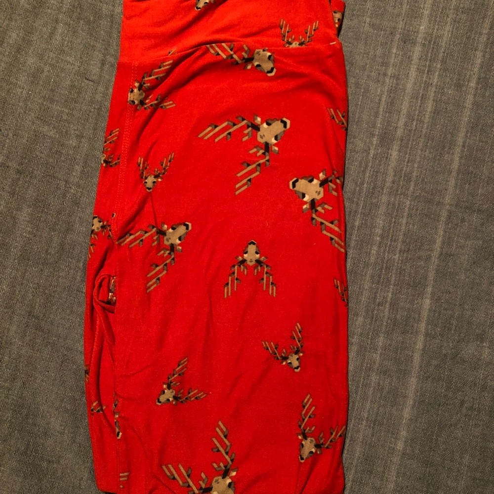 LulaRoe OS Leggings with Deer